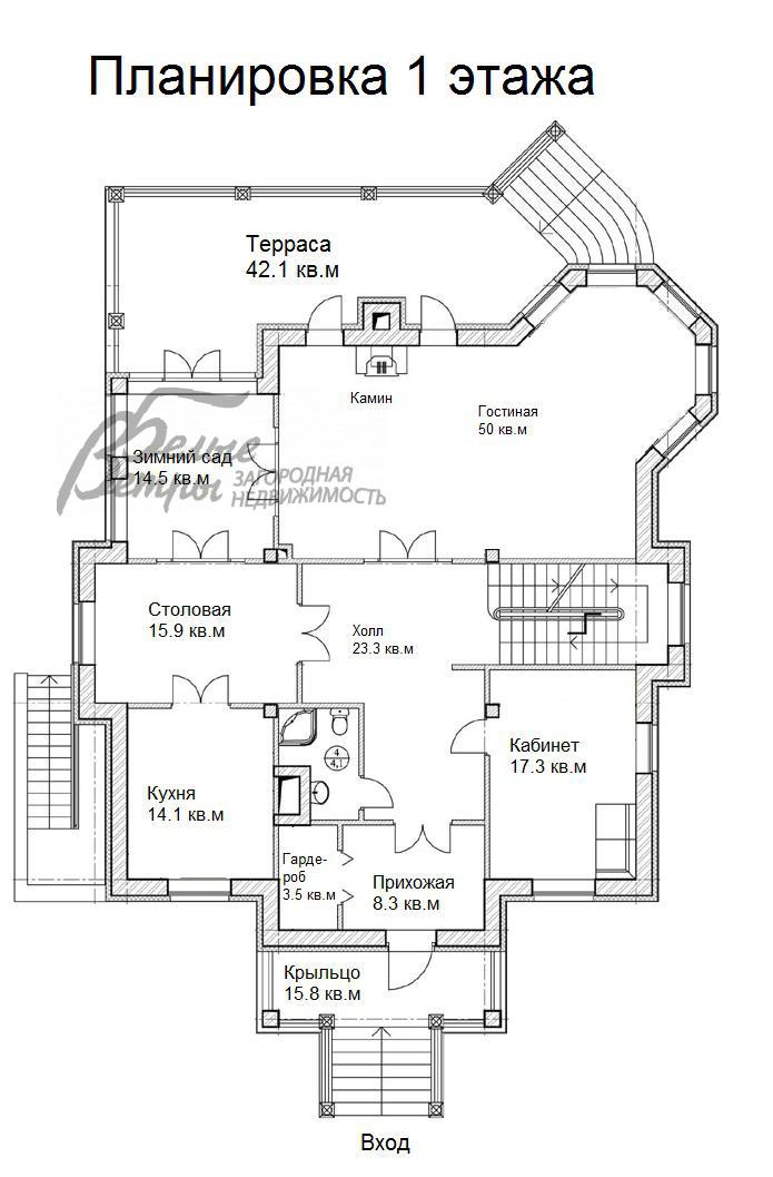 Дом Праймвиль к/п Пенино id 189-720 планировка1