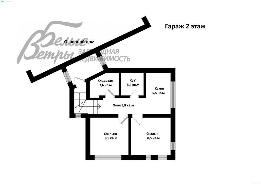 Дом в аренду Милорадово  id 371-002 планировка5