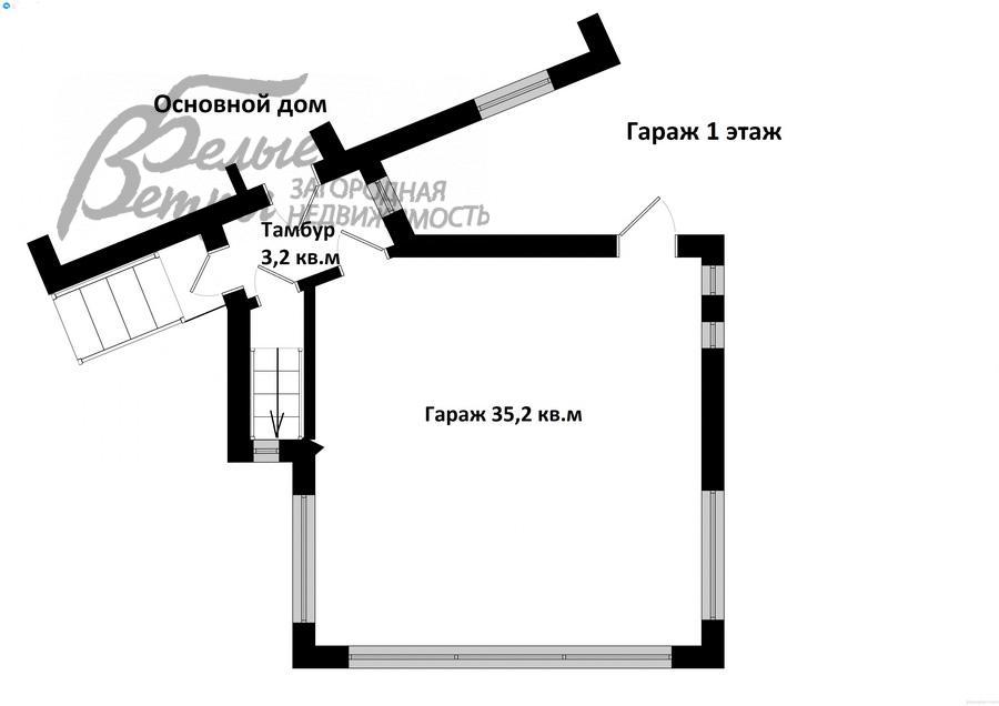 Дом в аренду Милорадово  id 371-002 планировка4