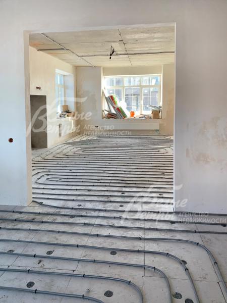 Водяной теплый пол на первом этаже