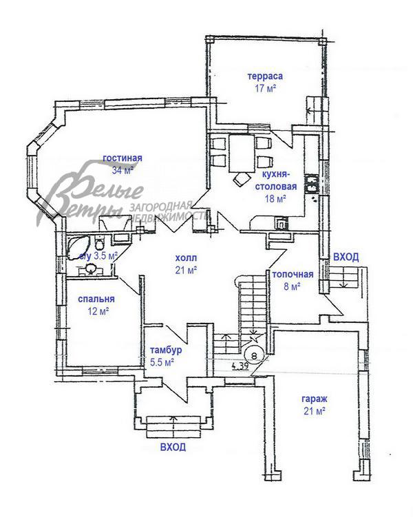 Дом Две Поляны к/п Птичное id 107-217 планировка0