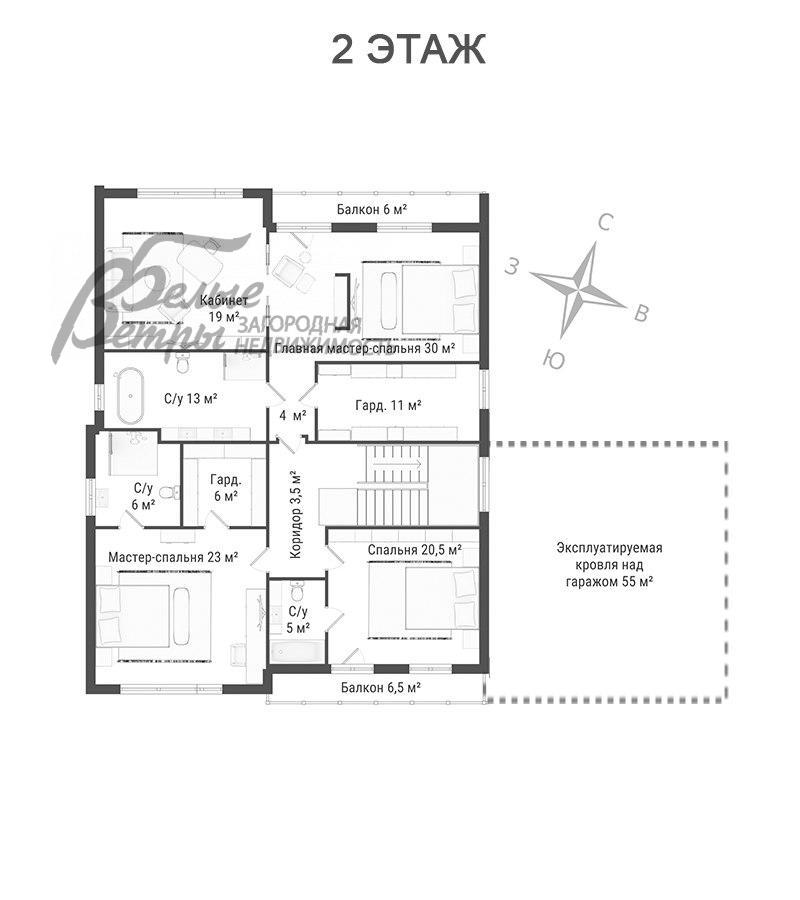 Дом Крекшино КП д.Крекшино id 220-749 планировка1