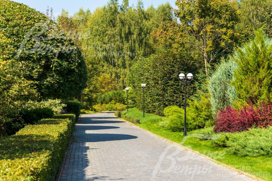 Живописные дорожки для прогулок жителей поселка.