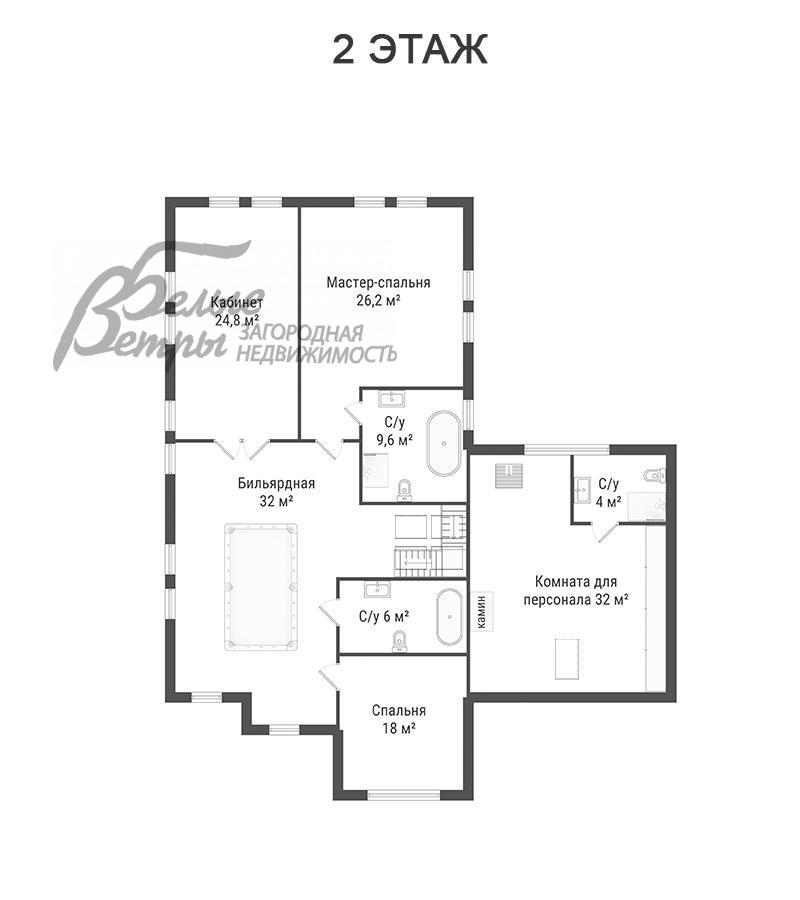 Дом ВИК к/п Кузнецово id 208-947 планировка1