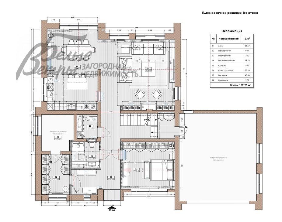 Дом Крекшино КП д.Крекшино id 220-749 планировка0