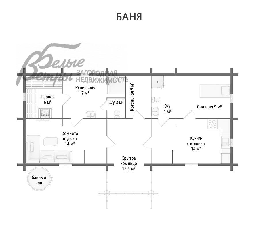 Дом Приозерный к/п Вороново id 351-213 планировка2