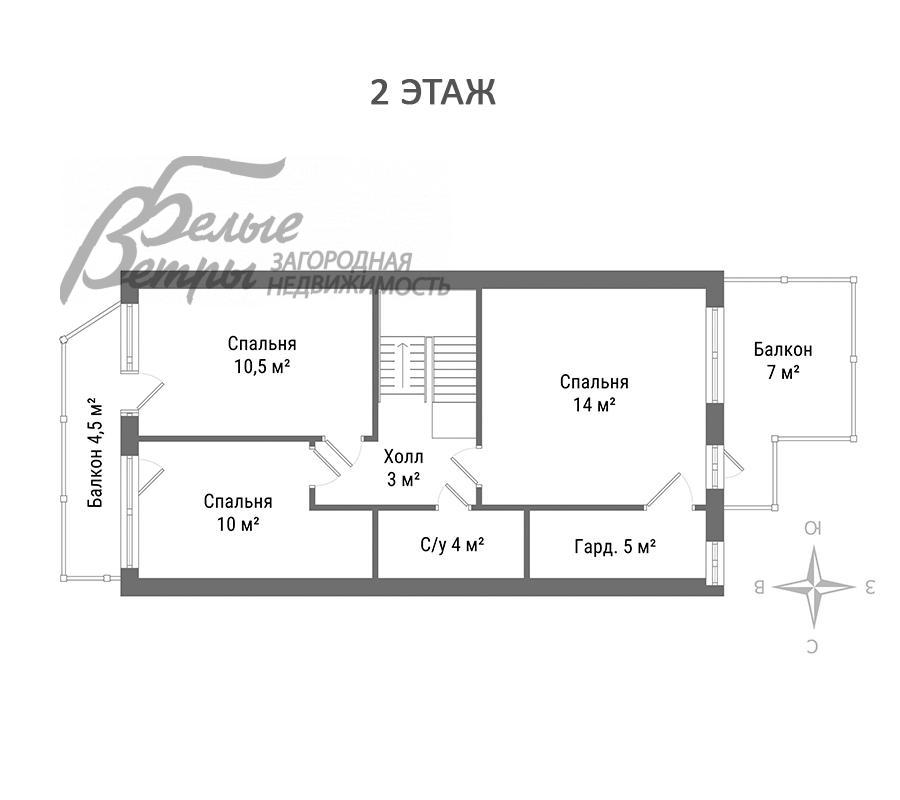 Таунхаус Фестиваль КП Столбово id 521-907 планировка1