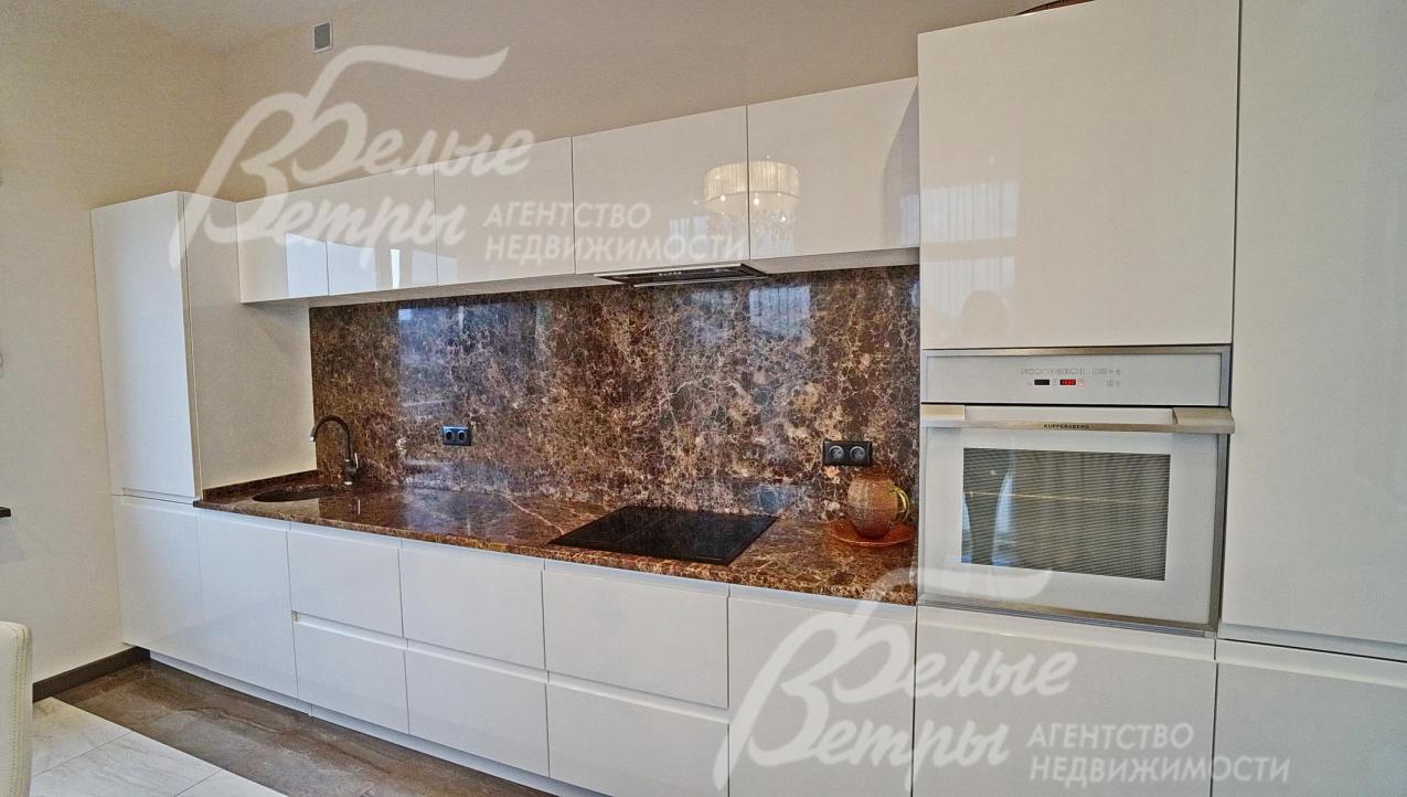 Современная кухня компании ЕВРОПРЕСТИЖ с техникой Kuppersberg
