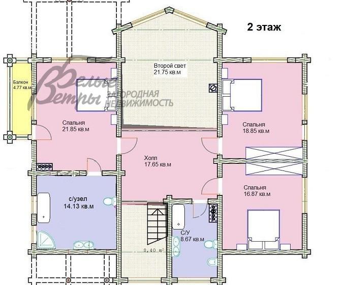 Дом в аренду Глаголево парк Новоглаголево id 414-001 планировка1