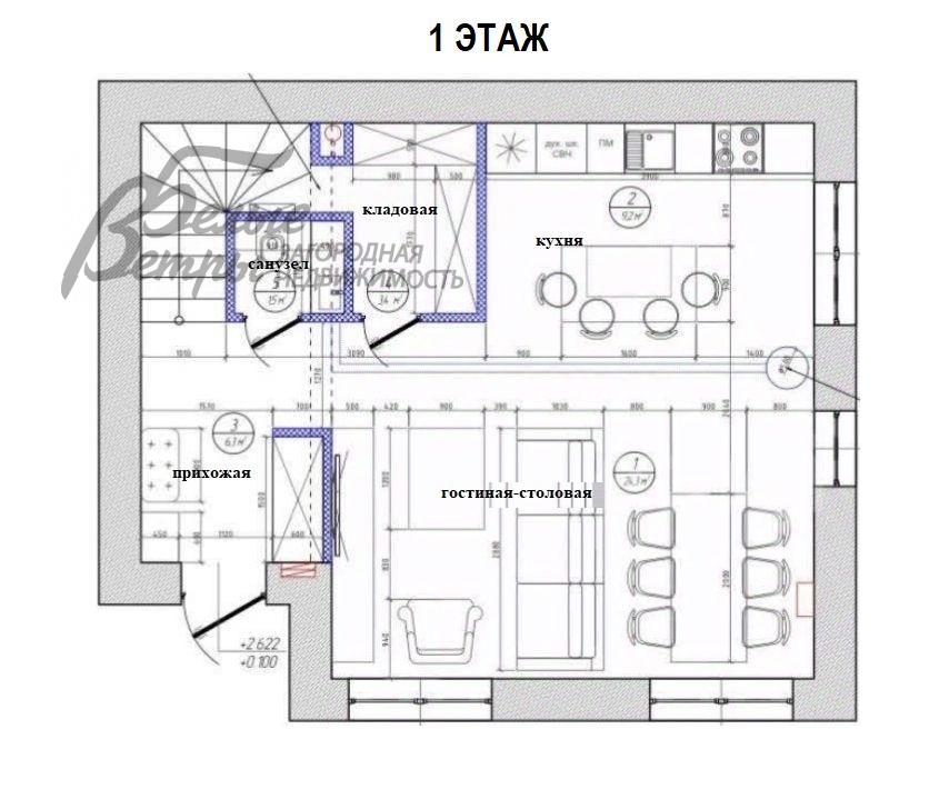 Таунхаус Парк Апрель КП Апрелевка id 719-102 планировка0