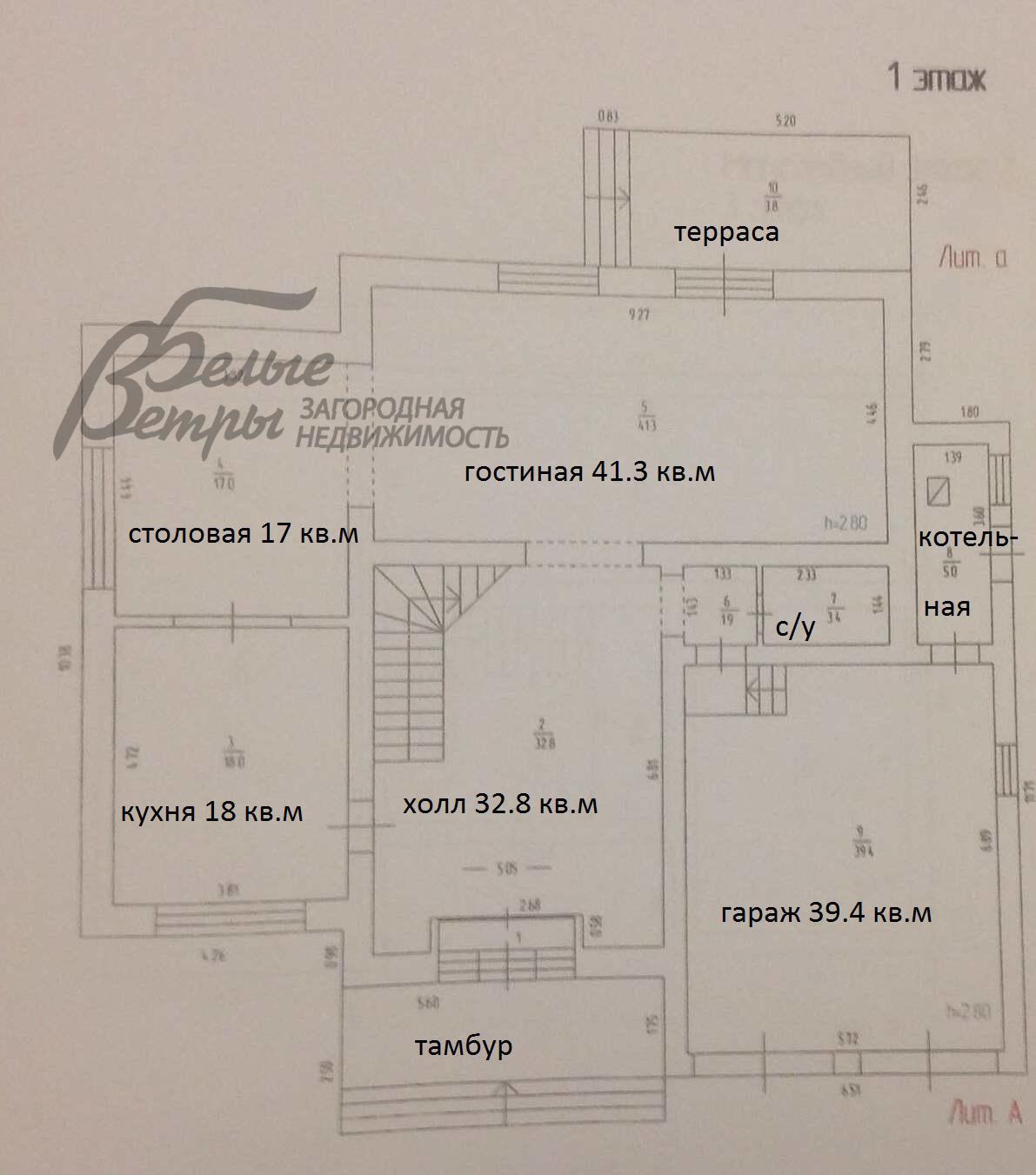 Дом Две Поляны к/п Птичное id 107-414 планировка0