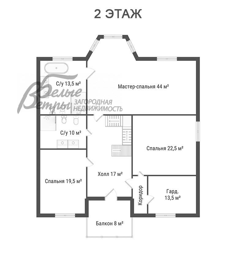Дом Гайд Парк к/п Софьино id 330-244 планировка2