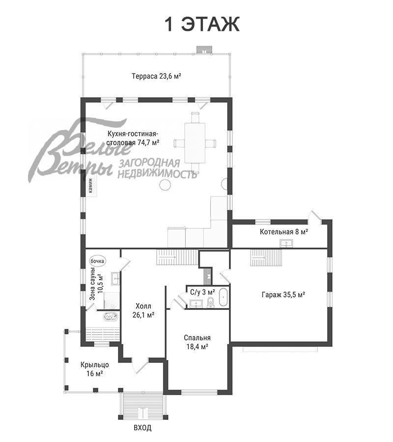Дом ВИК к/п Кузнецово id 208-947 планировка0