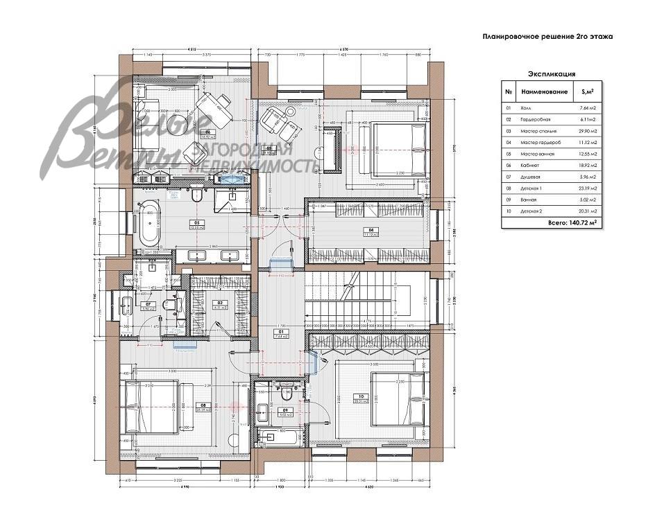 Дом Крекшино КП д.Крекшино id 220-749 планировка1