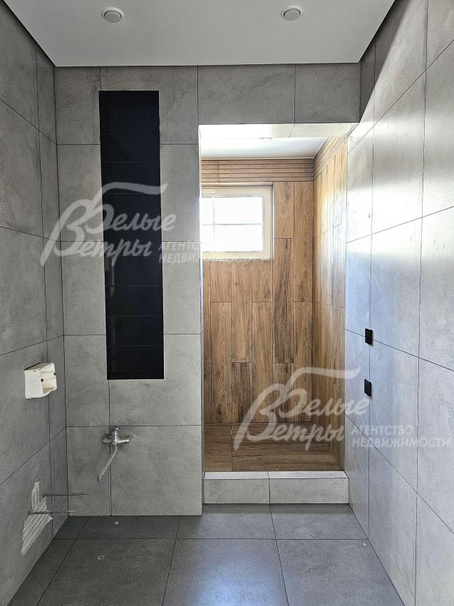 Санузел 6.3 кв.м с душевой на первом этаже