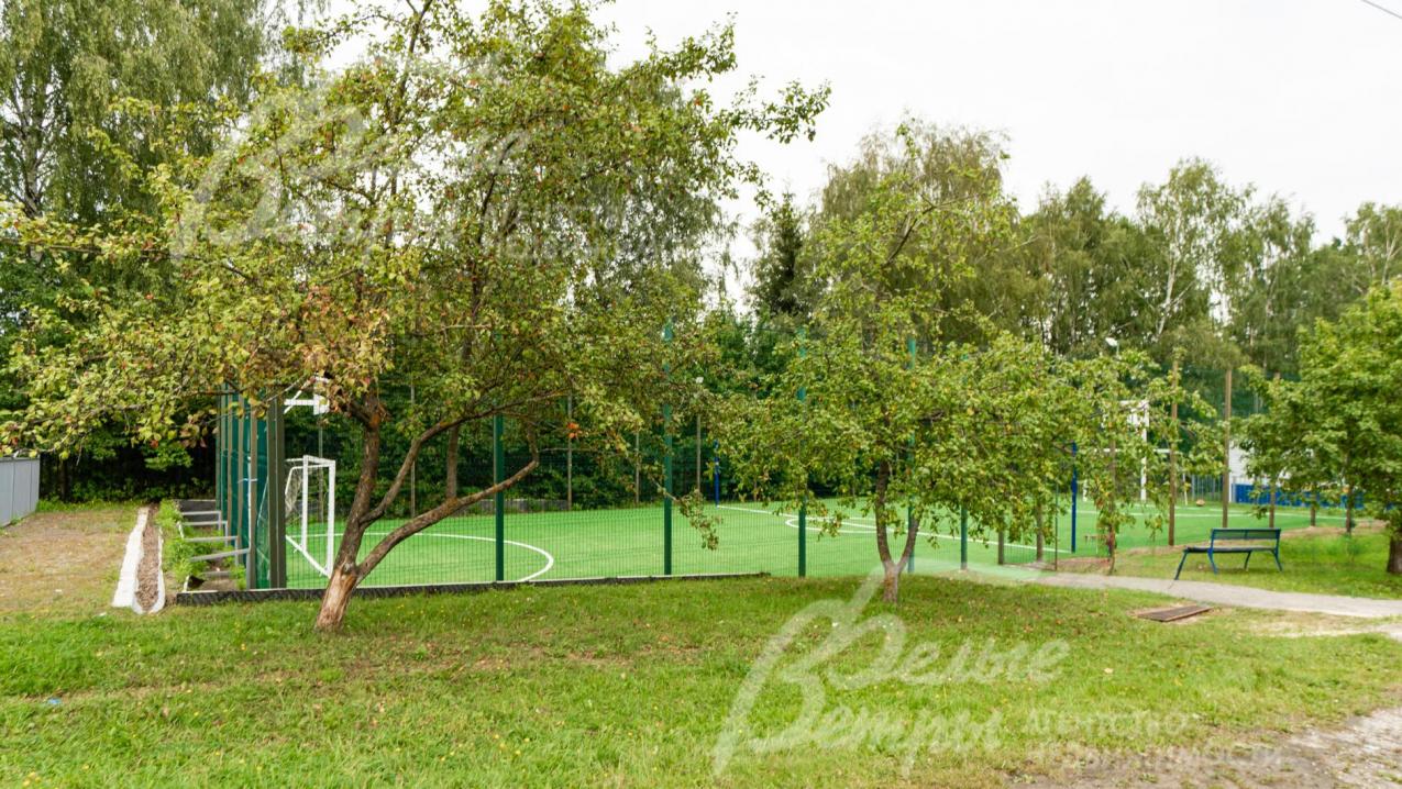 Оборудованная спортивная площадка на территории поселка Согласие