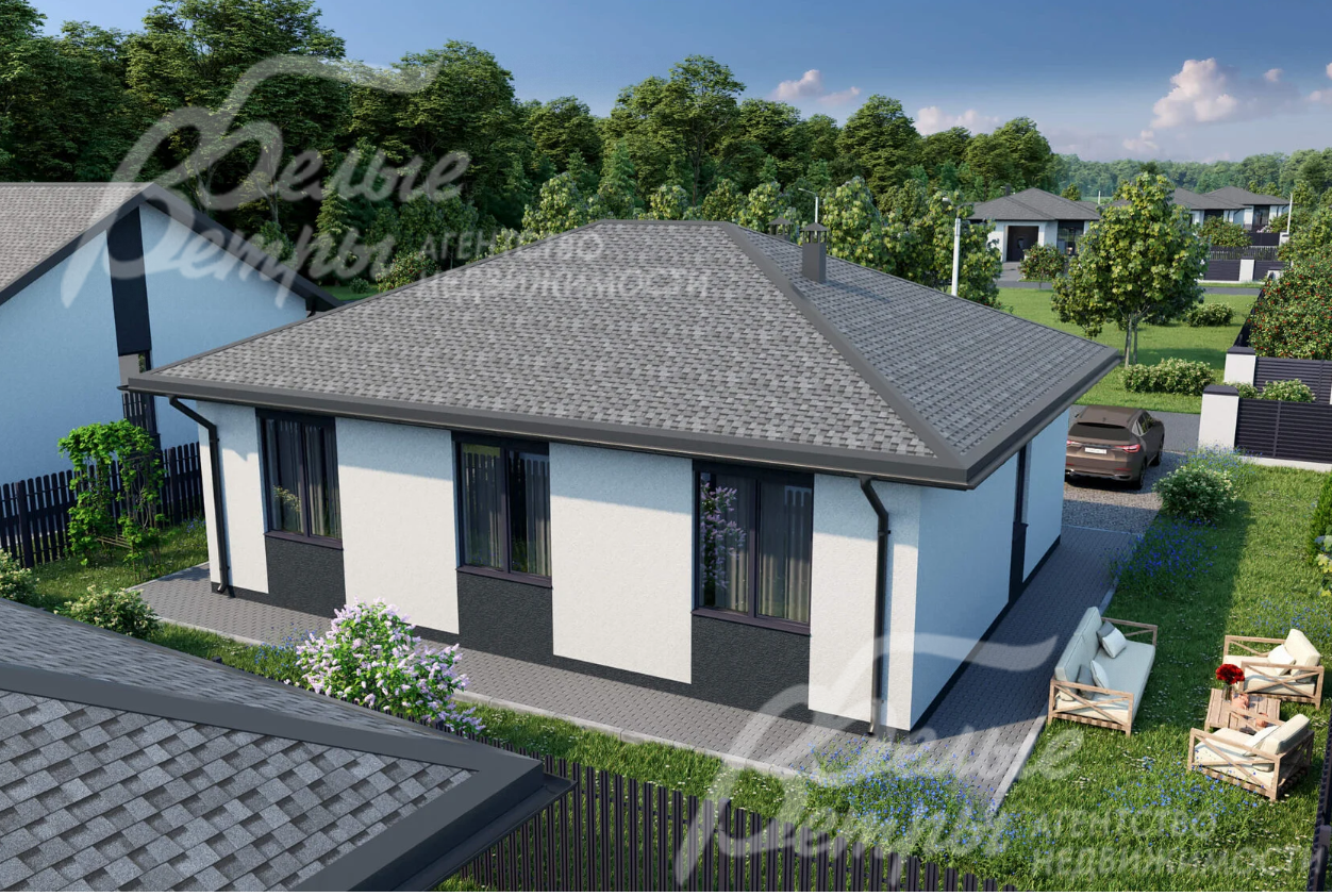 Визуализация проект Маяковский 96 кв.м