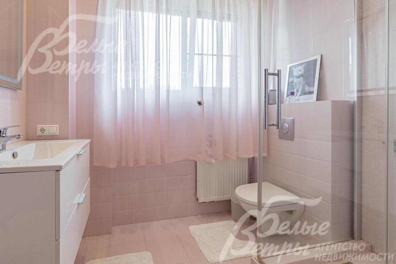 Санузел 4 кв.м с душевой на втором этаже