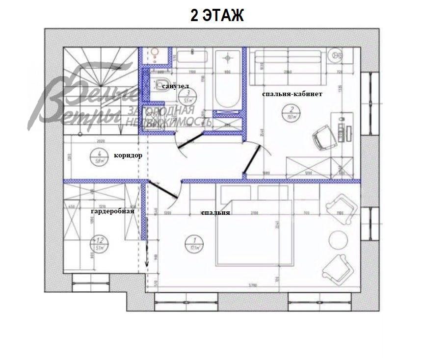 Таунхаус Парк Апрель КП Апрелевка id 719-102 планировка1