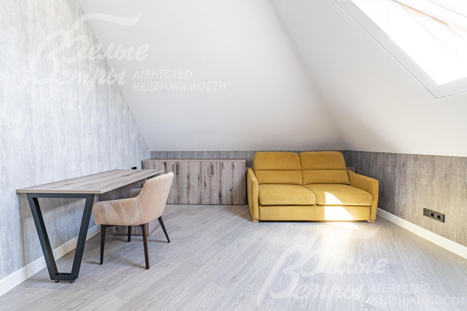 Жилая комната 20 кв.м на мансарде