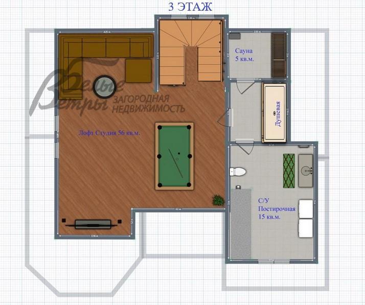 Дом Кленовая Аллея КП Уварово id 441-938 планировка2