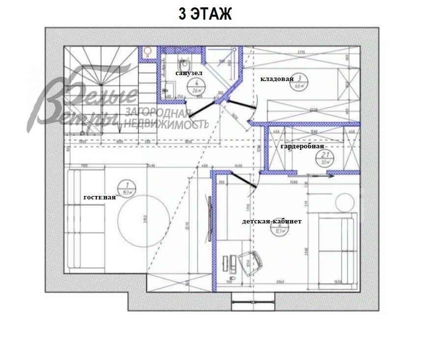 Таунхаус Парк Апрель КП Апрелевка id 719-102 планировка2