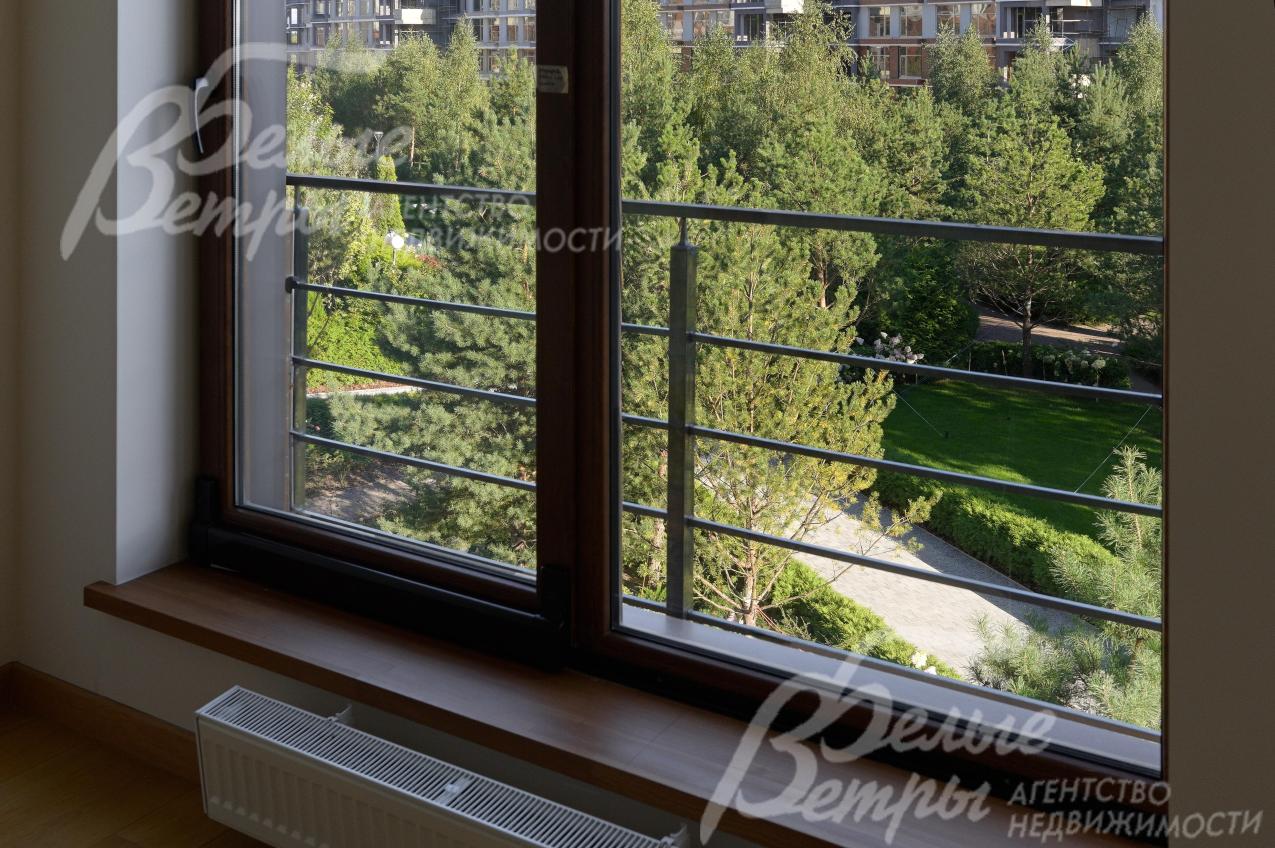 Вид на приватный парк