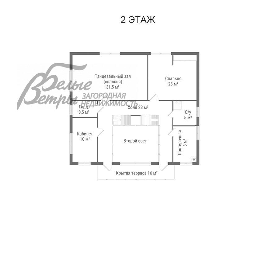 Дом Цветочный к/п  id 368-844 планировка1