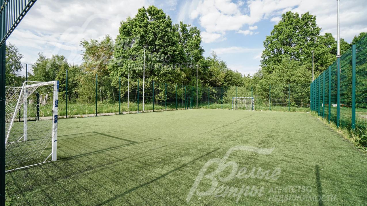 Футбольное поле в поселке