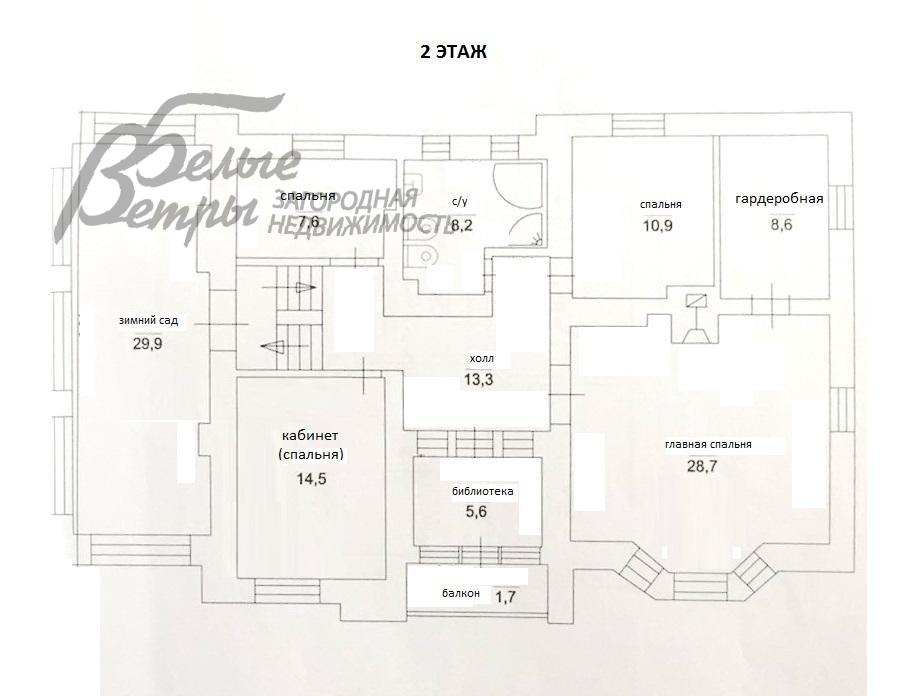 Дом в аренду Десна  id 137-015 планировка2