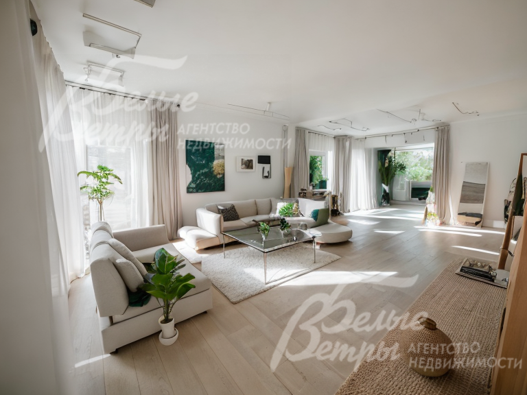 Визуализация гостиной (вар.1)