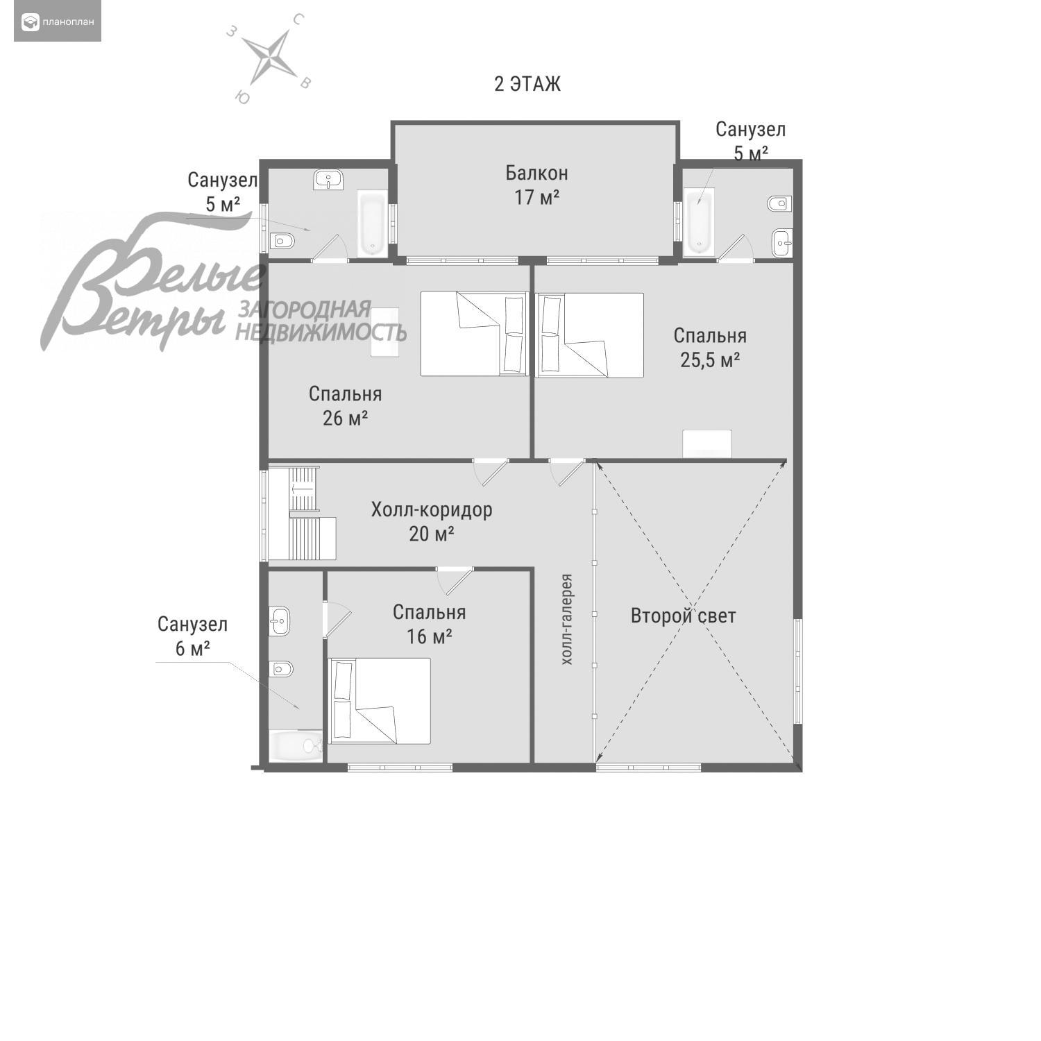 Дом Стольный к/п Никольское id 399-341 планировка1