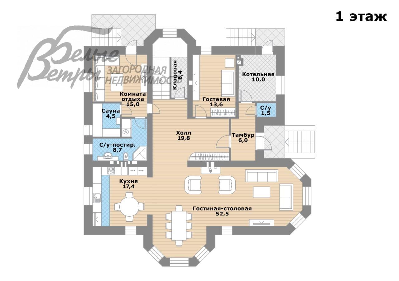 Дом Чистые Ключи КП Милюково id 469-615 планировка0