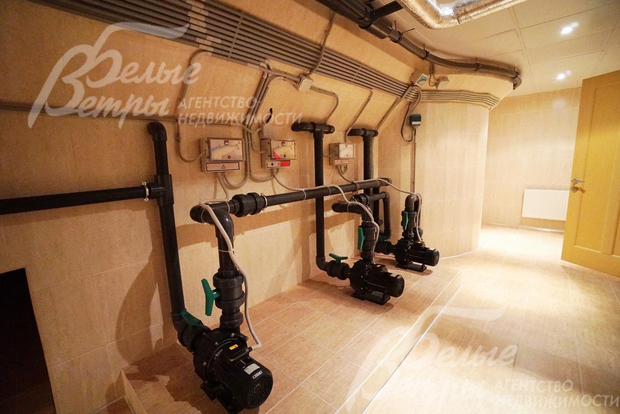 Техническая зона под бассейном