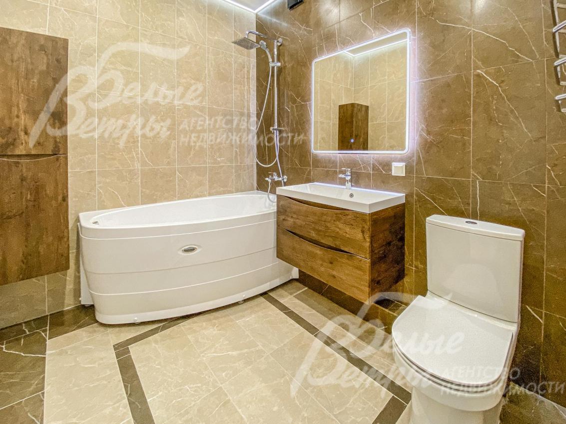 Санузел с ванной на втором этаже