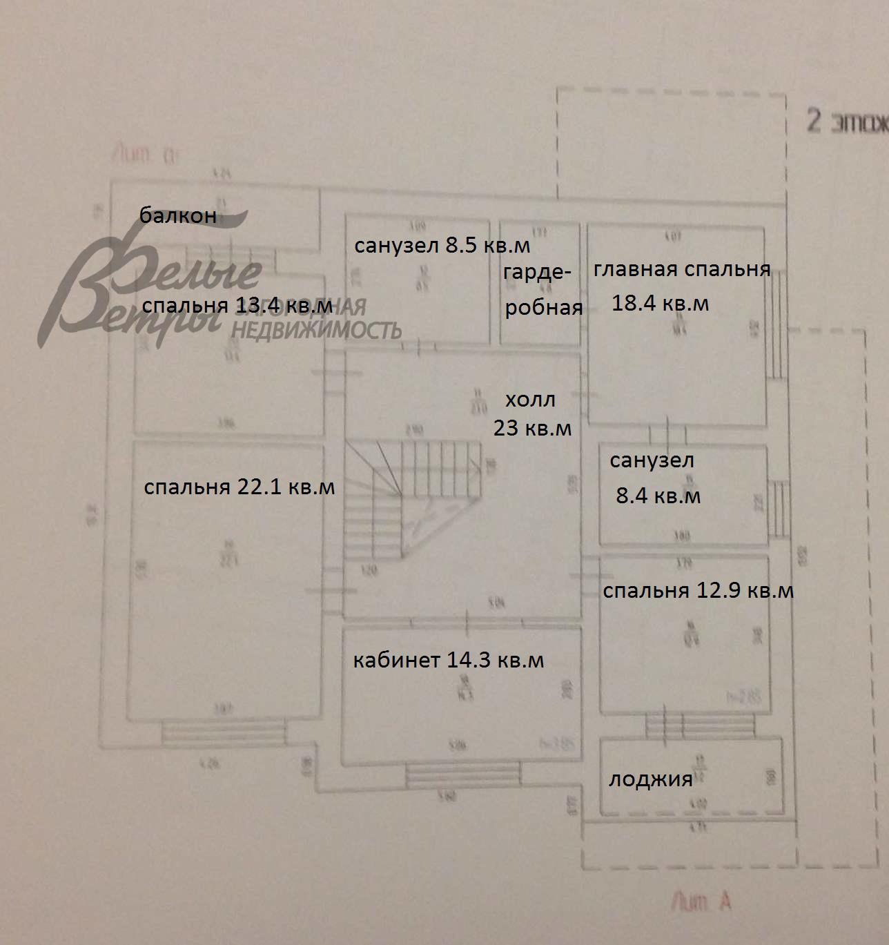 Дом Две Поляны к/п Птичное id 107-414 планировка1