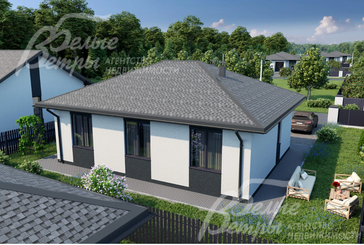 Визуализация проект Маяковский 96 кв.м