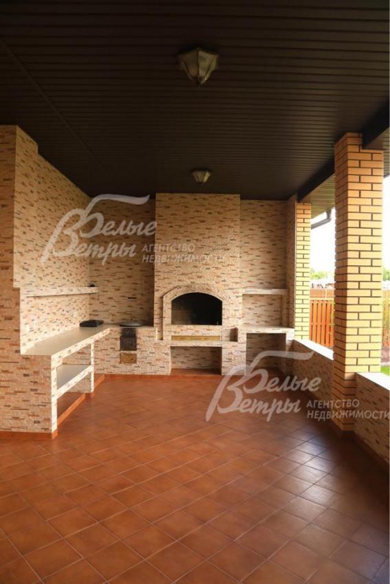 Терраса-барбекю из кухни - столовой