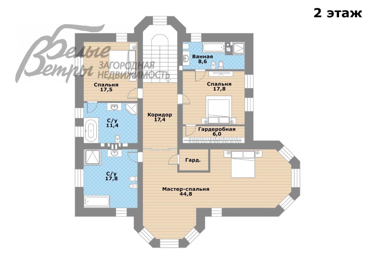 Дом Чистые Ключи КП Милюково id 469-615 планировка1