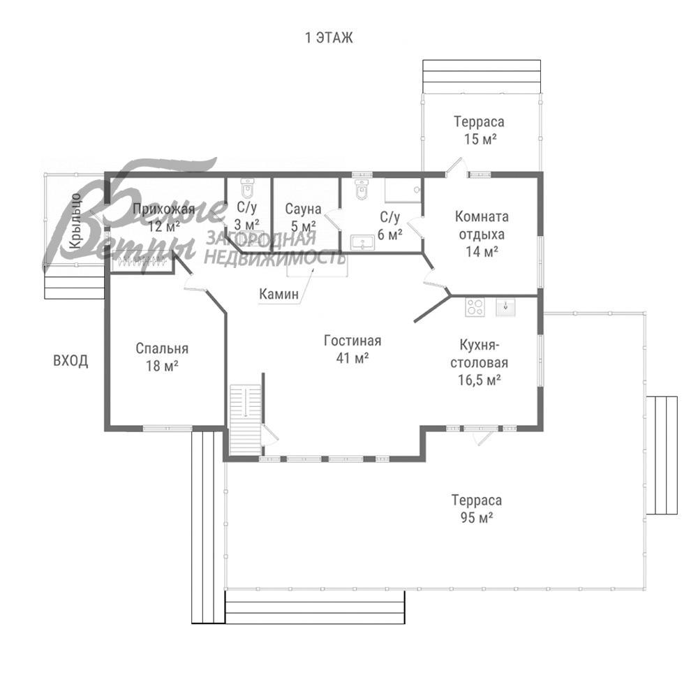 Дом Ковчег к/п Воробьи id 142-215 планировка0