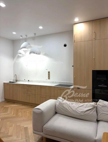 Кухня выполнена из ЛДСП EGGER в стиле WABI SABI (разработка Швеции и Японии) 