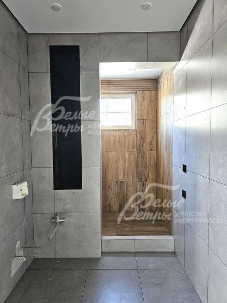 Санузел 6.3 кв.м с душевой на первом этаже