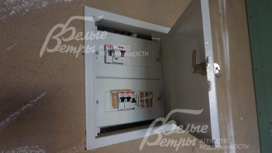 Электричество доведено до щитка