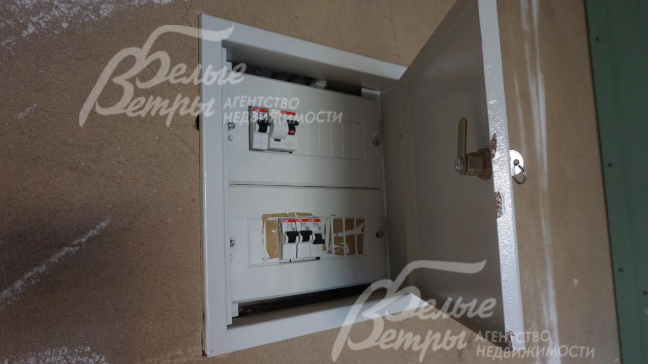 Электричество доведено до щитка