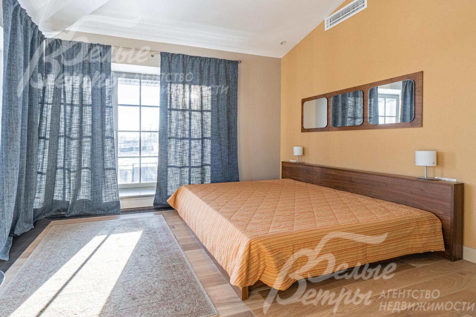 Спальня 4 с панорамным остеклением