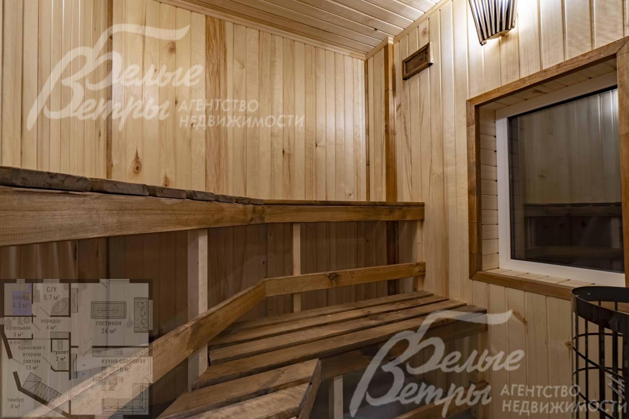 Сауна 4.5 кв.м