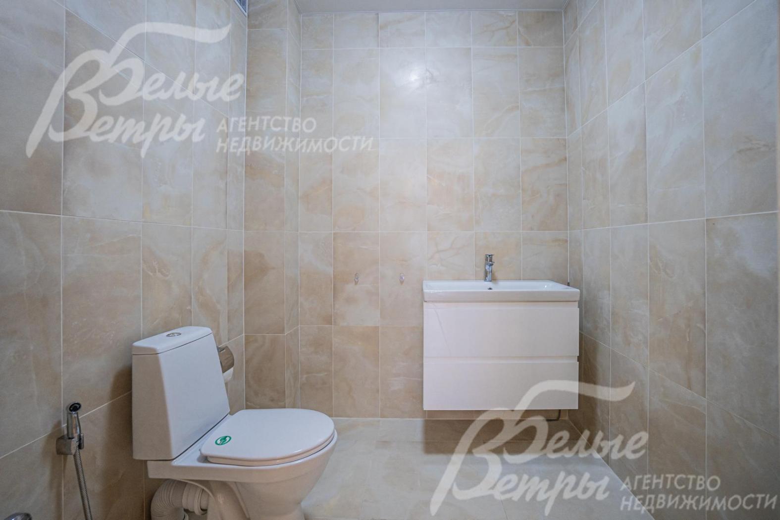 Санузел в цоколе (с душем)