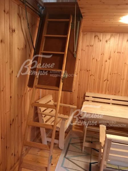 Лестница в бане на 2 этаж