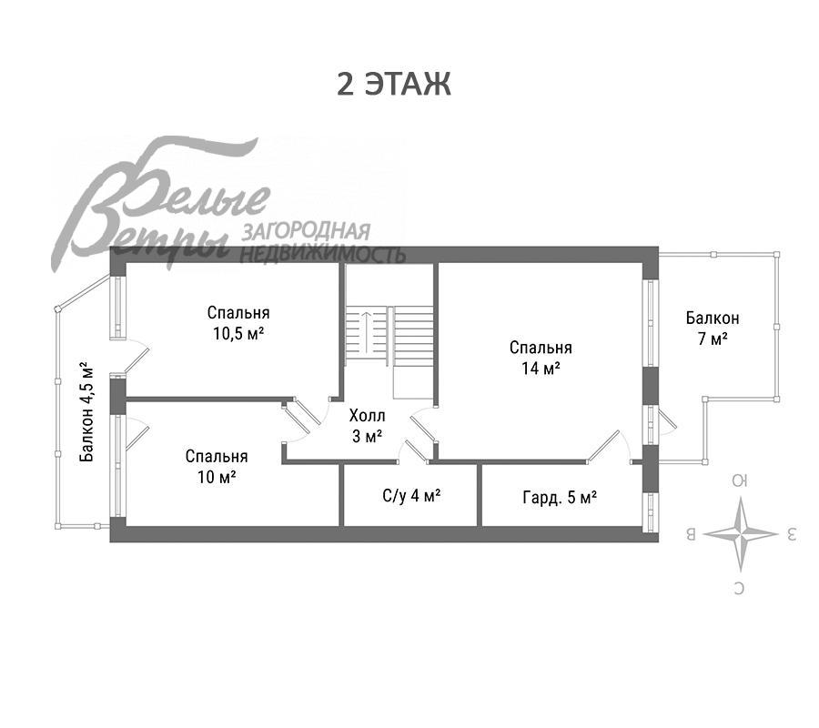 Таунхаус Фестиваль КП Столбово id 521-907 планировка1