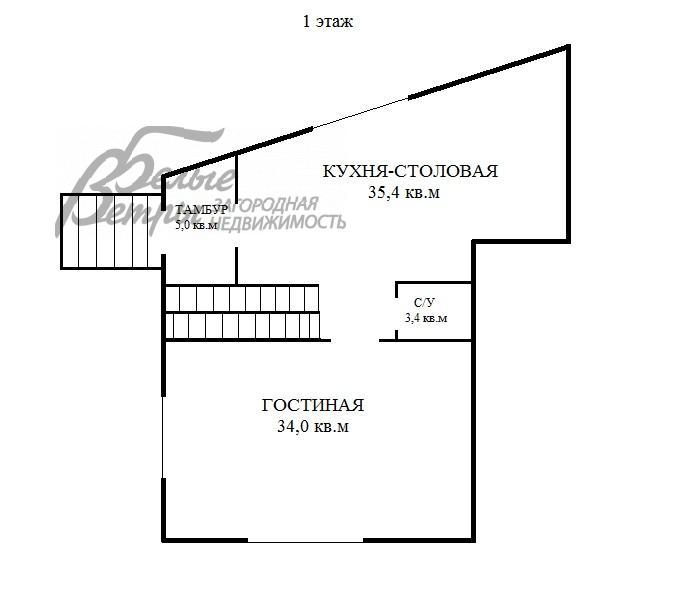 Дом в аренду Искра к/п Ватутинки id 134-032 планировка0